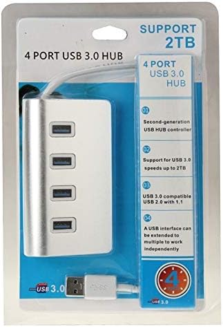 LUOKANGFAN LLKKFF Multi Hub expansiune USB HUB-uri de mare viteză 5Gbps 4 porturi USB 3.0 HUB portabil aluminiu USB Splitter,