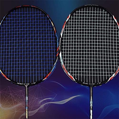 Rachetă groasă de badminton ofensivă și defensivă 4u rachetă de badminton de carbon complet