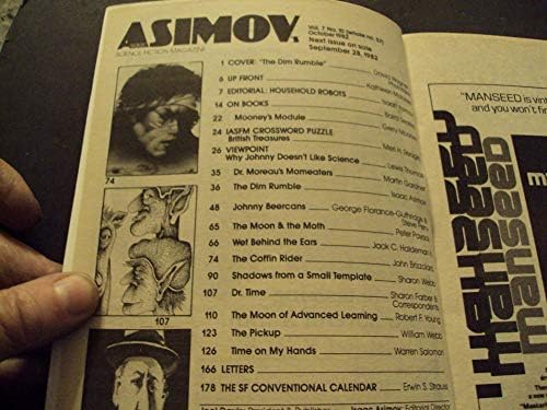 Isaac Asimov Science Fiction Oct 1982 zgomotul slab de Asimov, Gardner