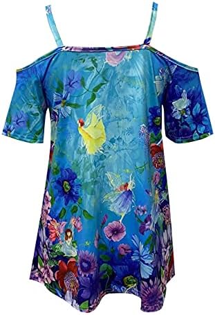 Yubnlvae o Gât moda maneca lunga trendy Casual bluze pentru femei ușoare vara Plus Dimensiune Bluze Tie-dye