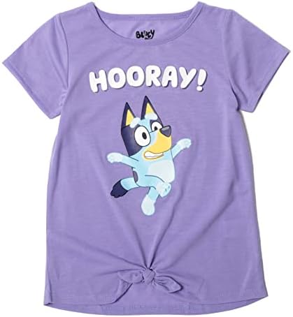 Bluey fete înnodate grafic T-Shirt copil mic la copil mare