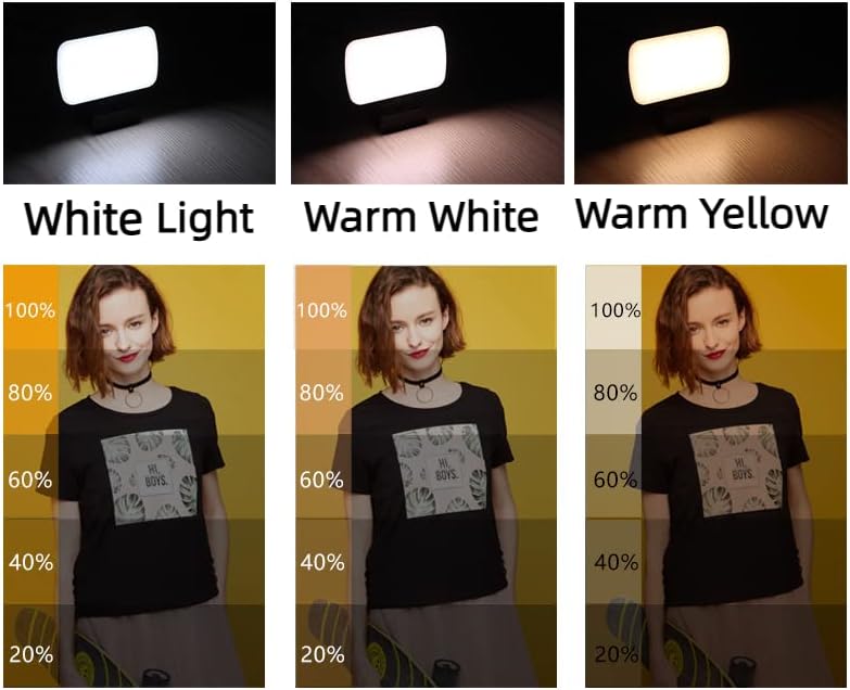 Video selfie Light cu 120 de margele de lampă pentru conferință video pentru lucrări video Conferință Iluminat reglabil cu